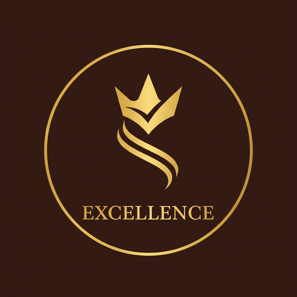 best quality icon with dark brown background